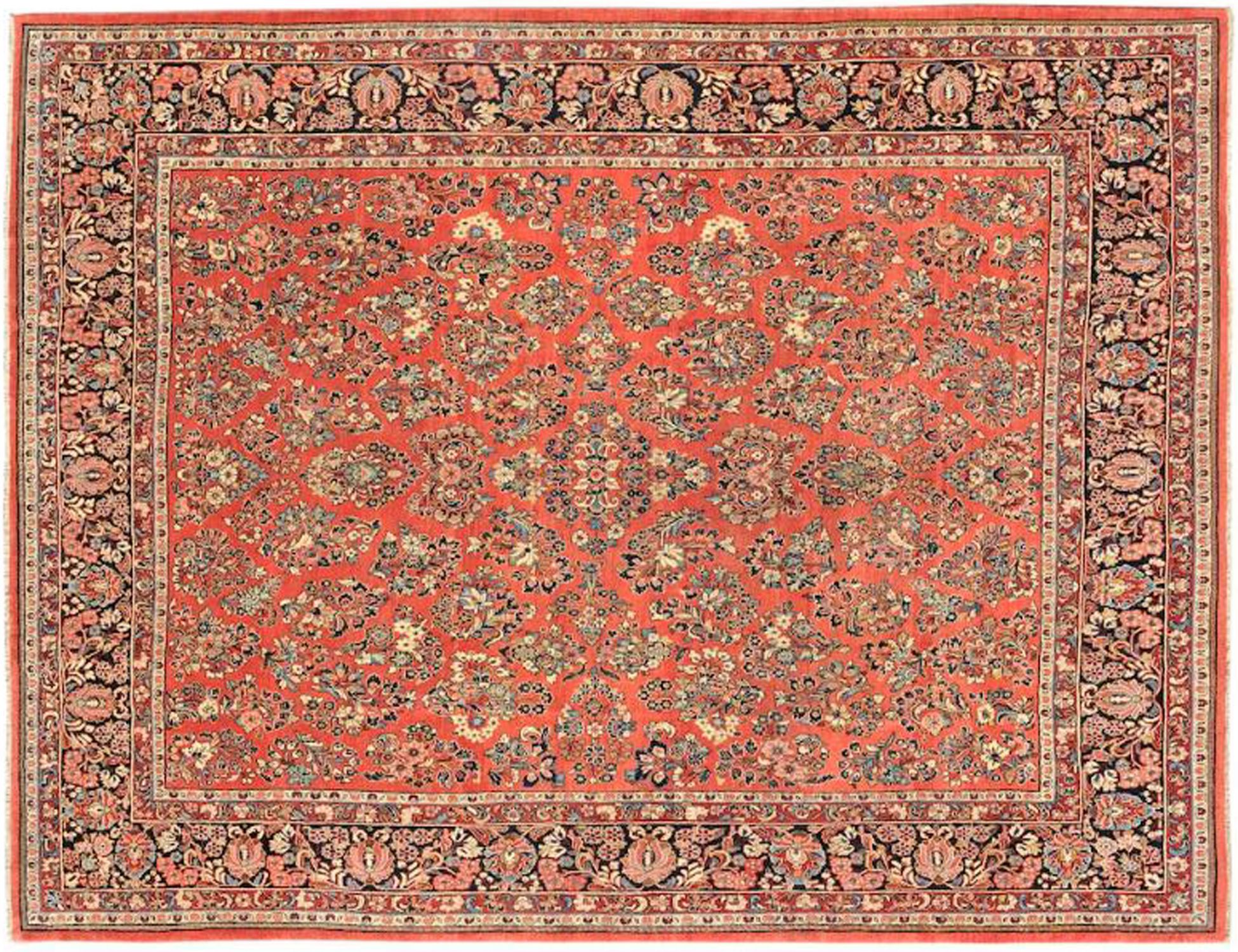 Sarough Persian  Μπλε <br/>424 x 324 cm