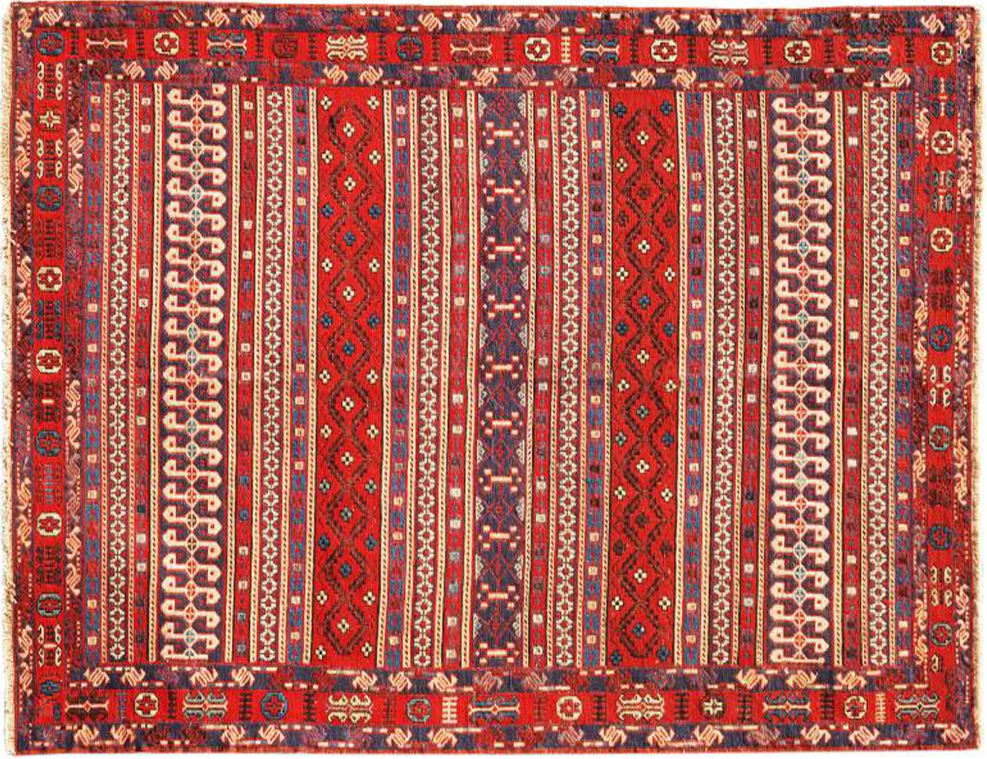 Περσικό Κιλίμι Μάλλινο  Κόκκινο <br/>200 x 125 cm