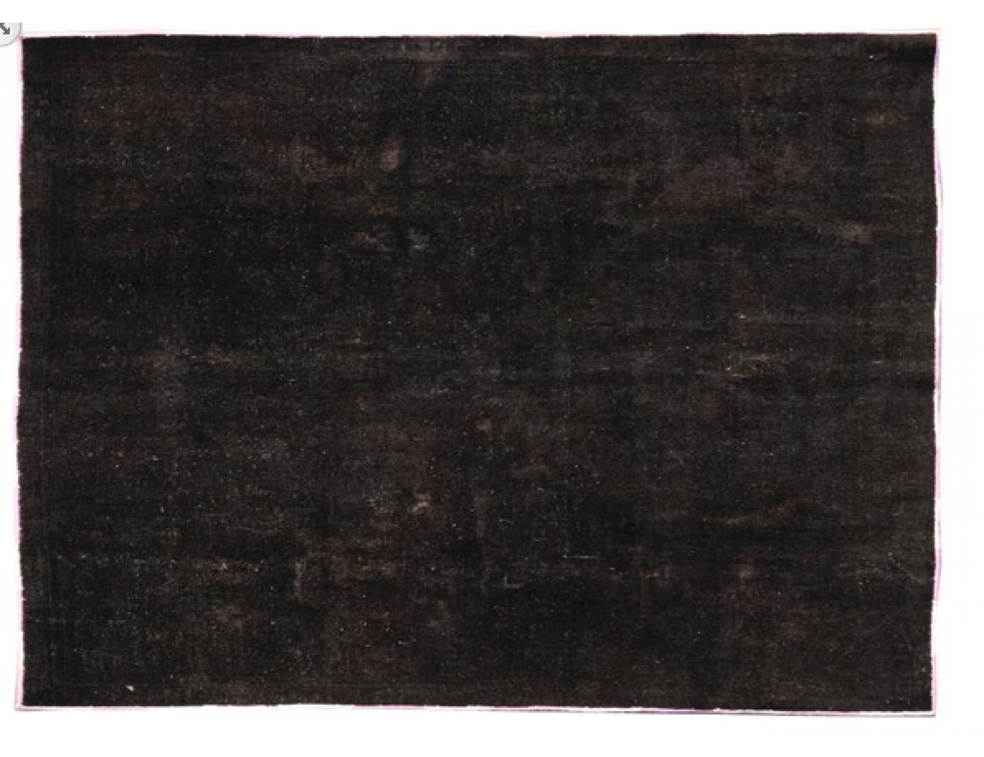 Vintage Χαλί  Μαύρο <br/>186 x 186 cm