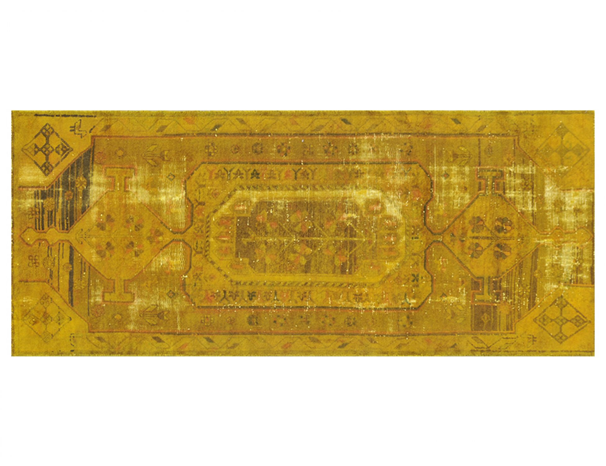 Vintage Χαλί  Κίτρινο <br/>265 x 113 cm