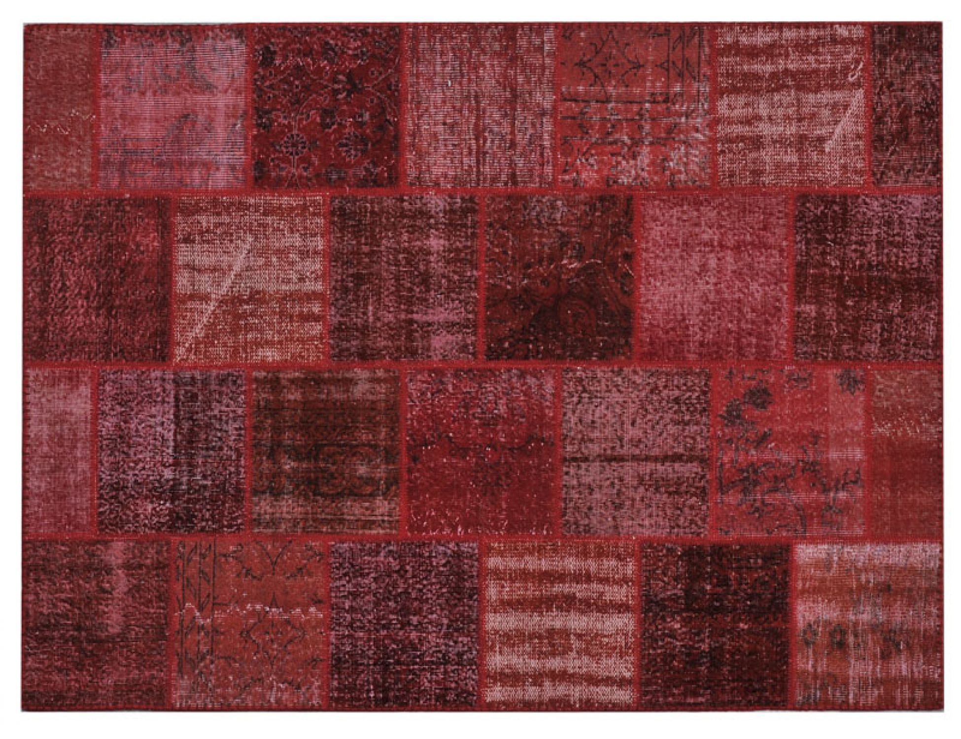 Patchwork Χαλί  Κόκκινο <br/>238 x 170 cm