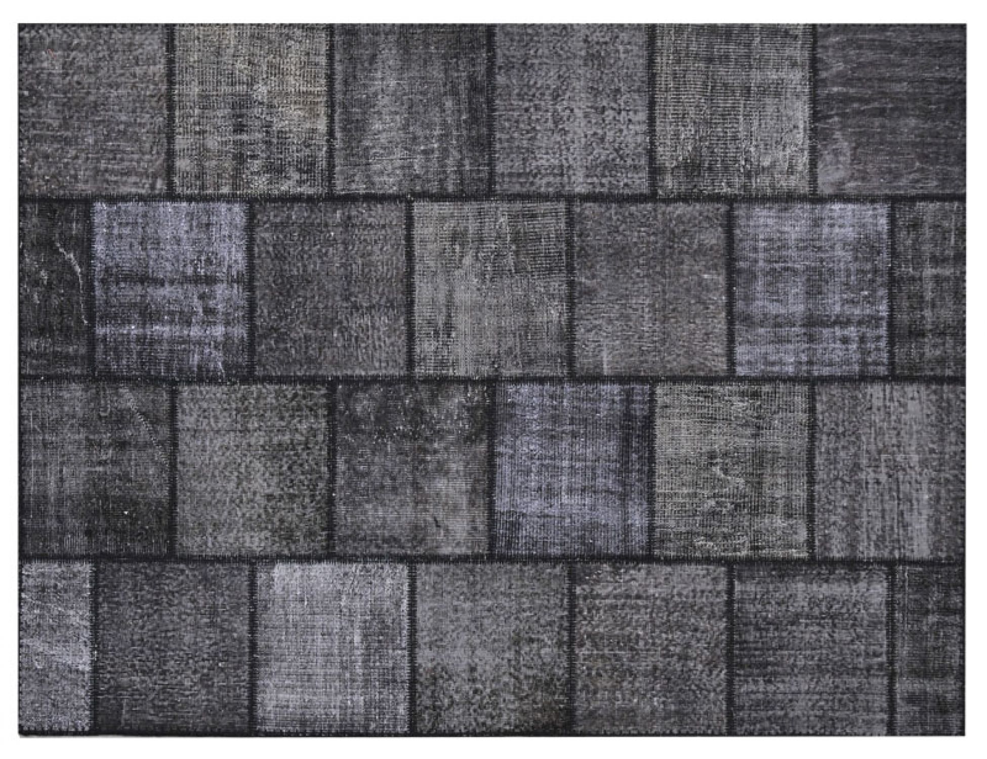 Patchwork Χαλί  Μαύρο <br/>238 x 170 cm