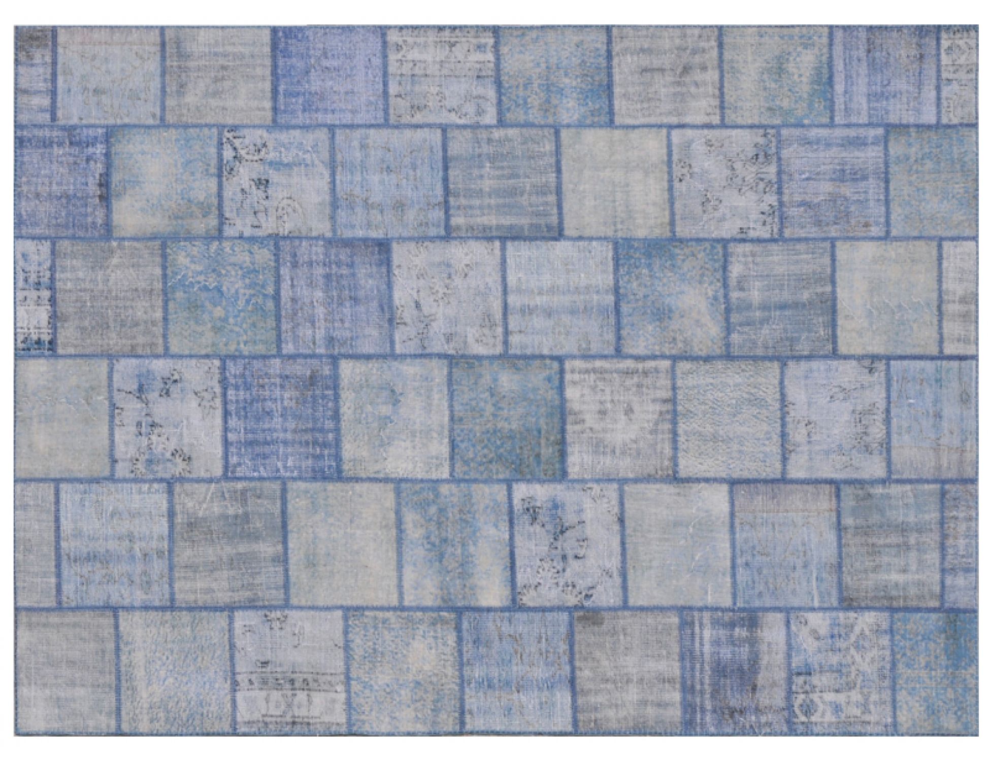 Patchwork Χαλί  Μπλε <br/>348 x 248 cm