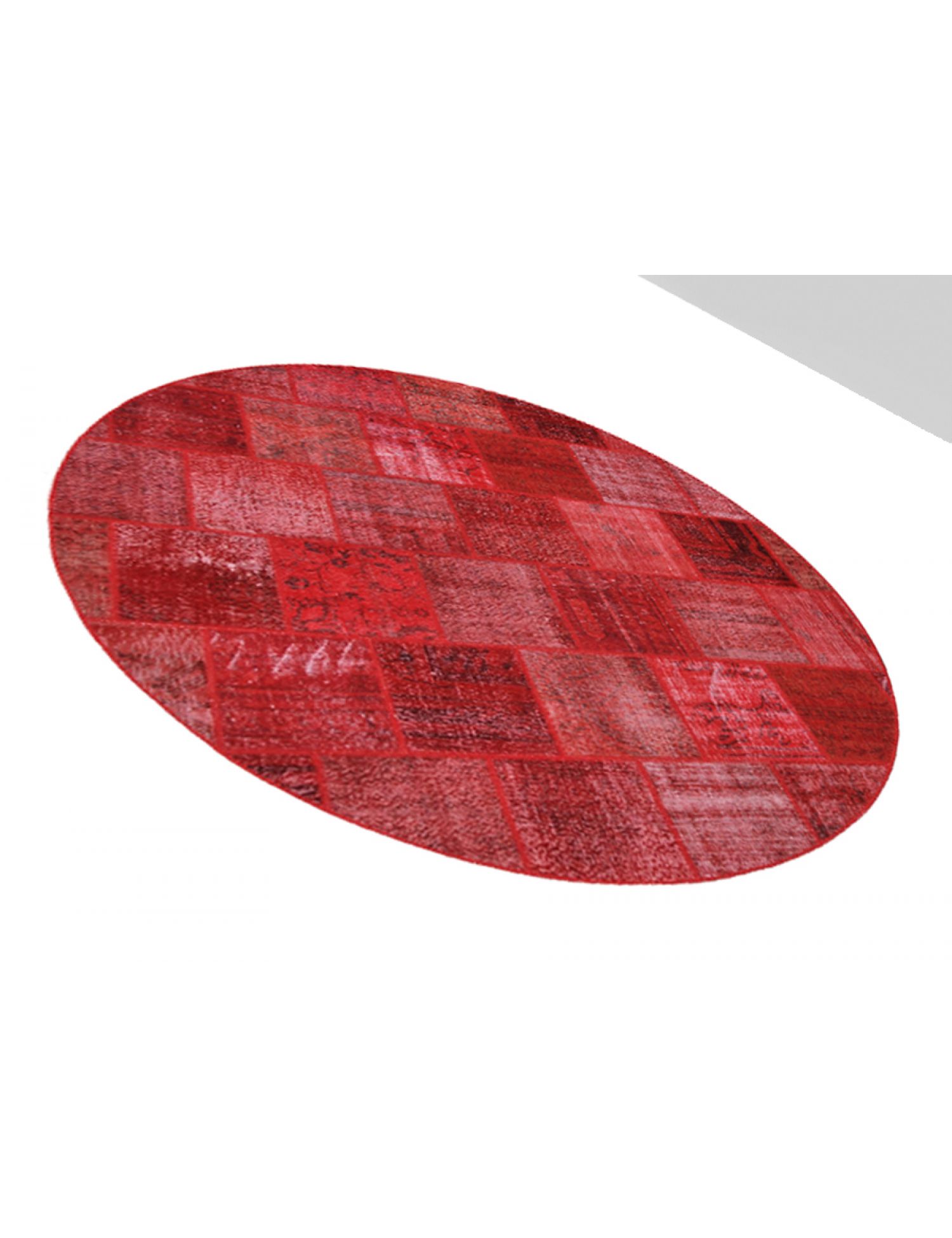 Patchwork Χαλί  Κόκκινο <br/>250 x 250 cm