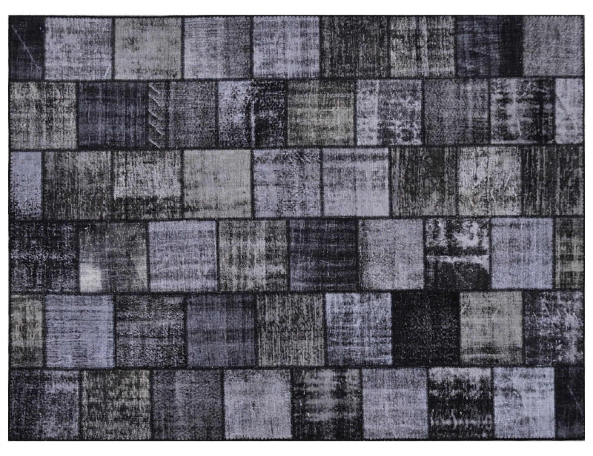 Patchwork Χαλί  Μαύρο <br/>338 x 253 cm