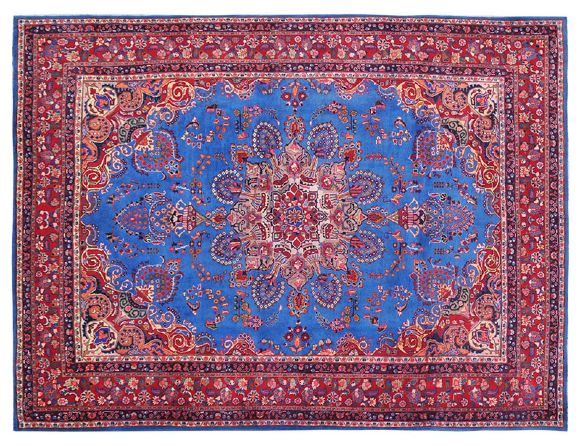 Persian Χαλί  Μπλέ <br/>373 x 295 cm