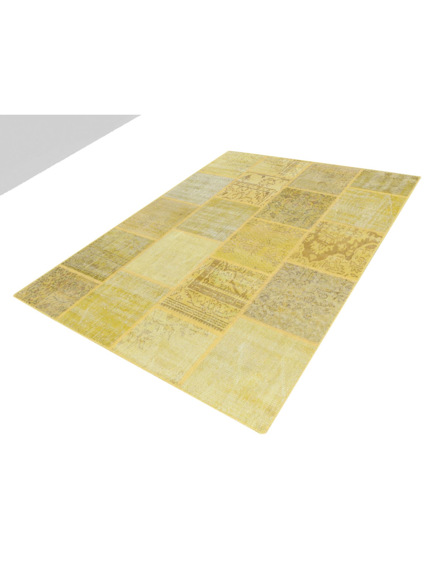 Patchwork Χαλί  Κίτρινο <br/>200 x 158 cm