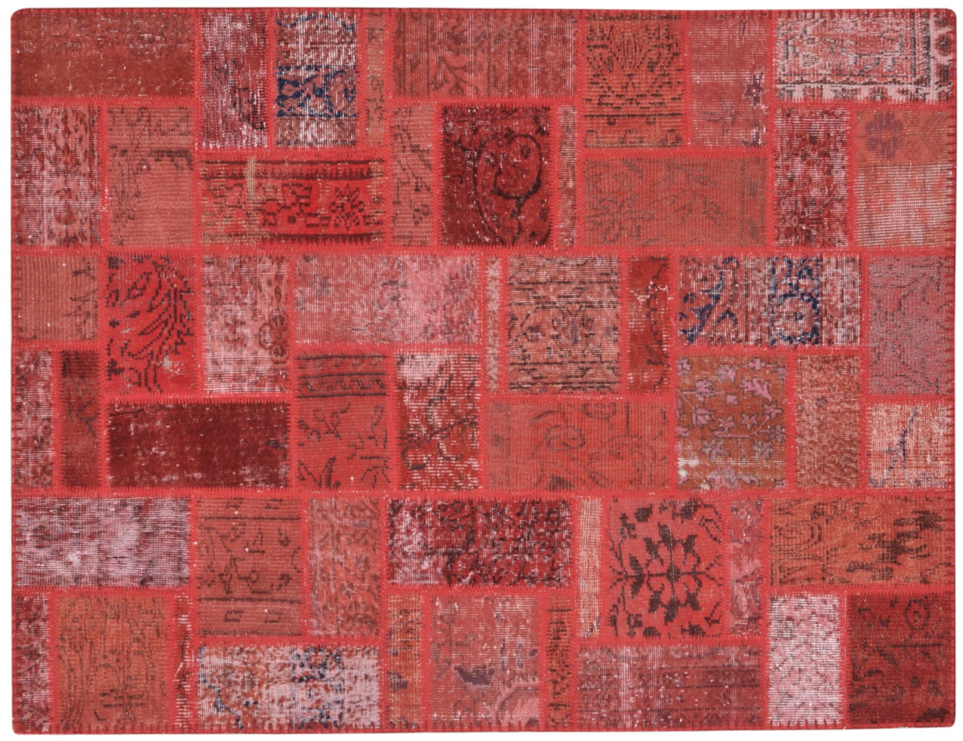Patchwork Χαλί  Κόκκινο <br/>198 x 146 cm