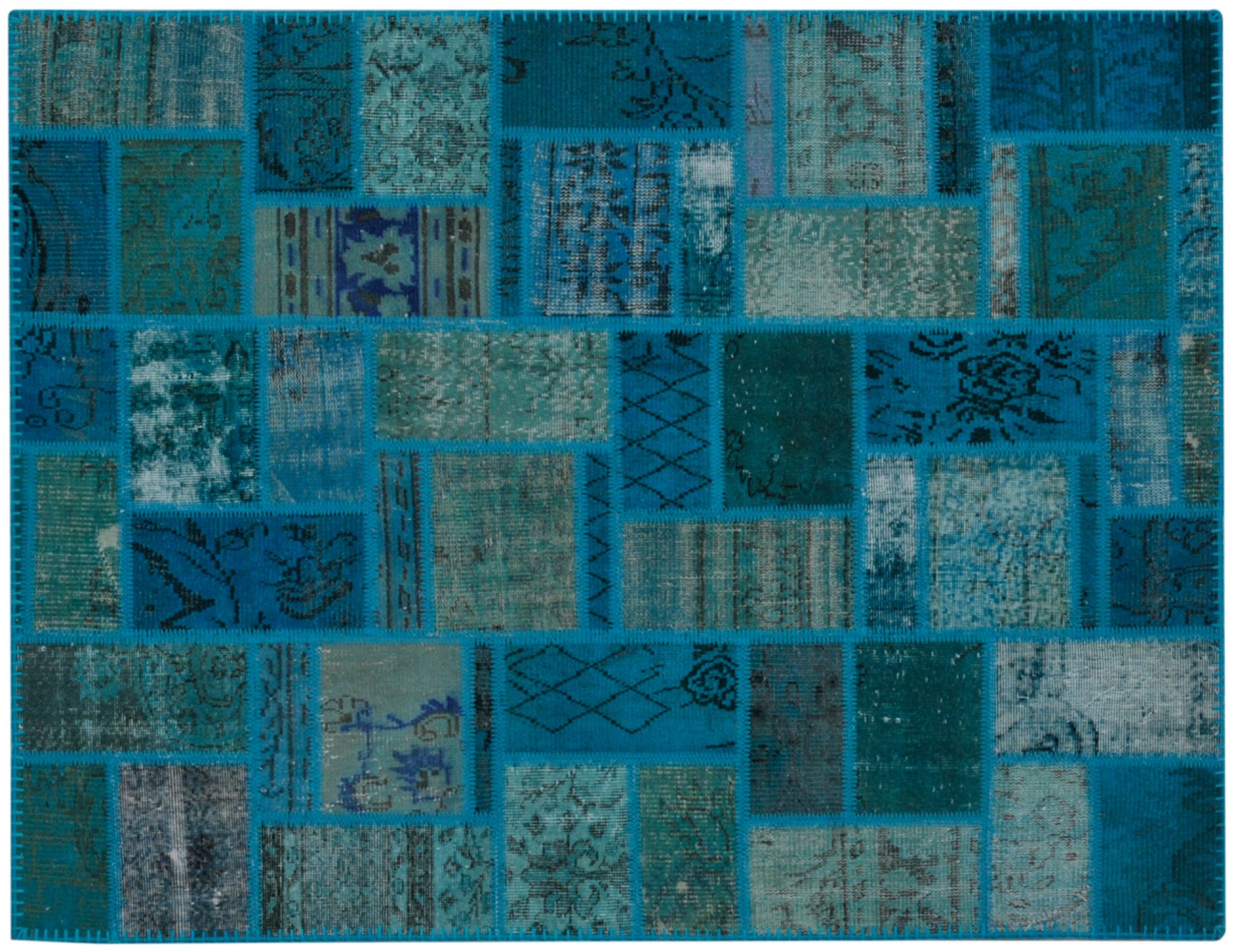 Patchwork    Μπλε <br/>198 x 146 cm