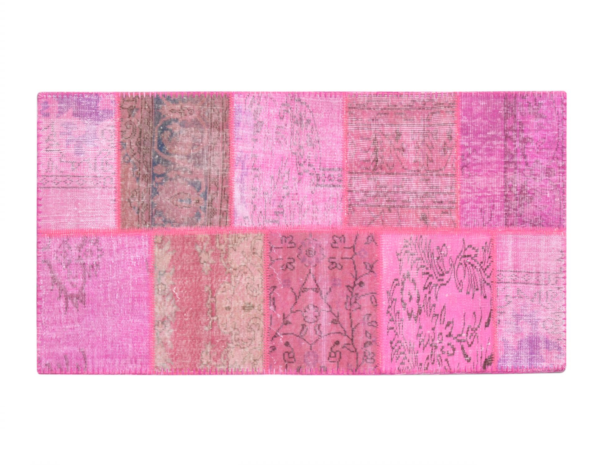 Patchwork Χαλί  Ρόζ <br/>197 x 78 cm