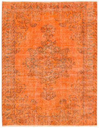 Vintage Χαλί 201 X 114 Πορτοκαλί