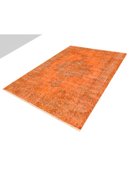 Vintage Χαλί 201 X 114 Πορτοκαλί