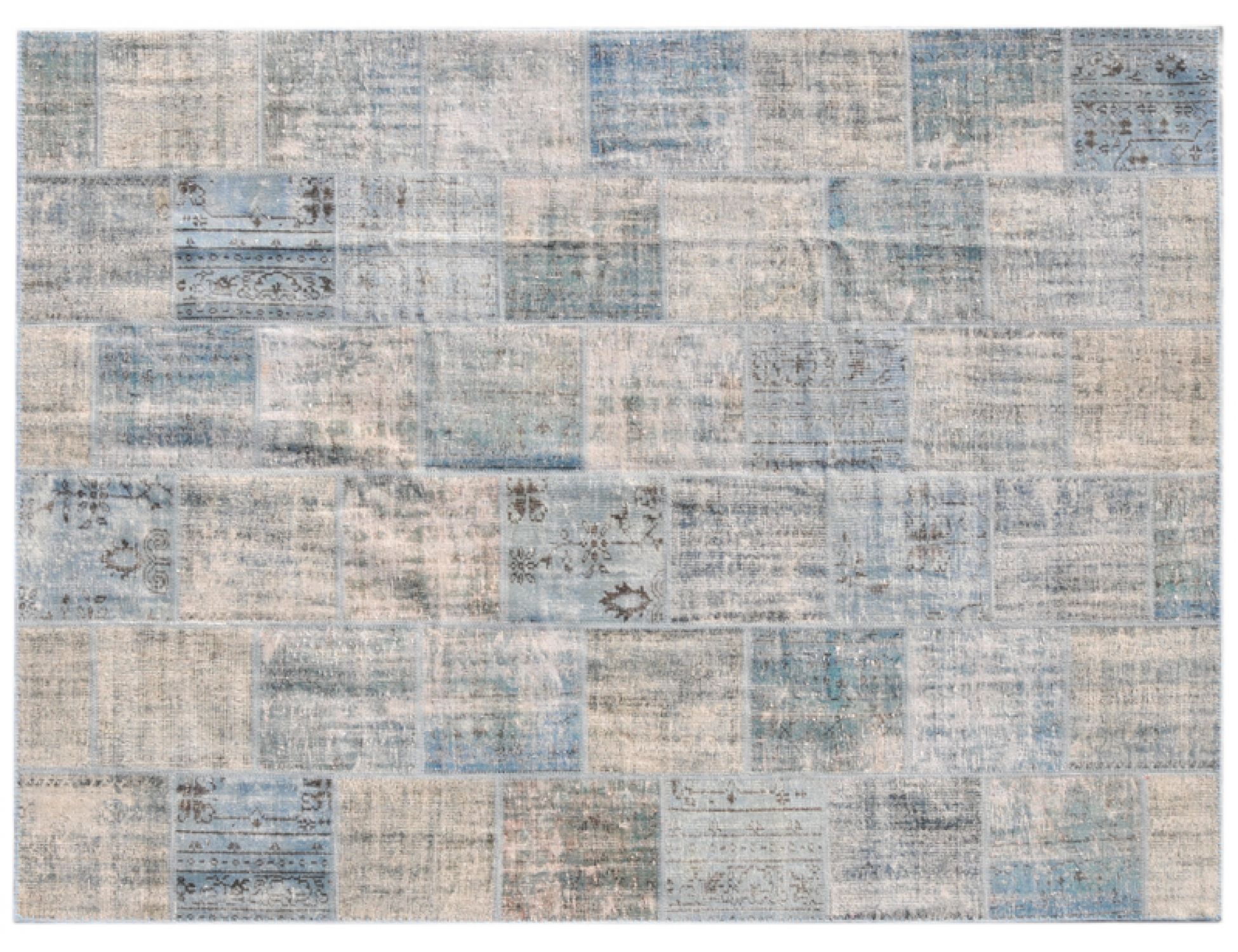 Patchwork    Μπλε <br/>298 x 253 cm