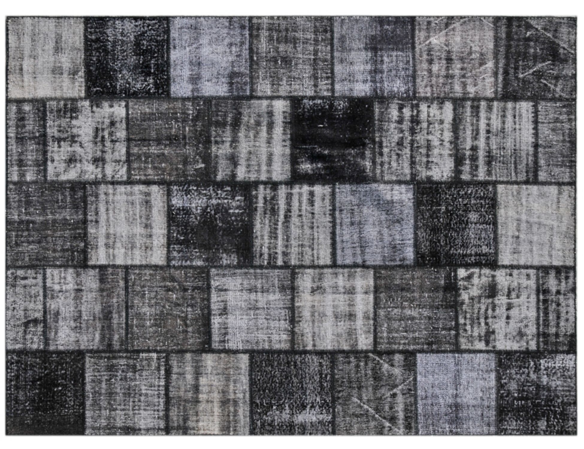 Patchwork Χαλί  Μαύρο <br/>296 x 199 cm